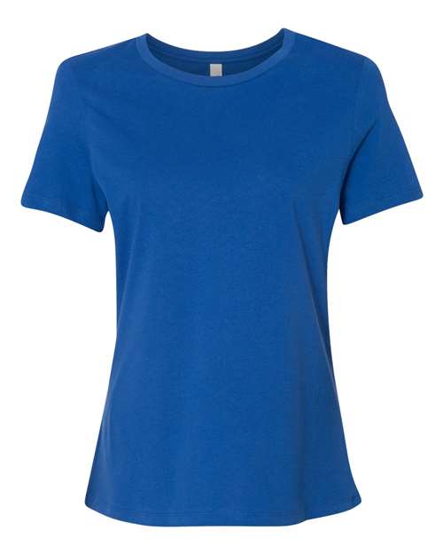 BELLA + CANVAS Women’s Relaxed Jersey Tee - True Royal Front