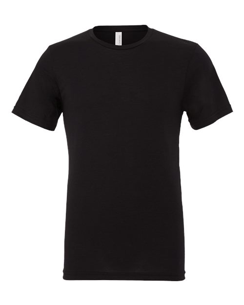 Triblend Tee - Solid Black Triblend Front