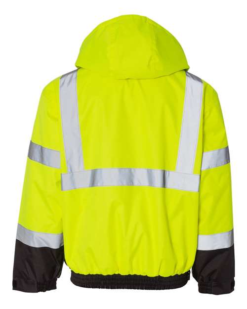 Kishigo Unisex Ripstop Bomber Jacket - Back