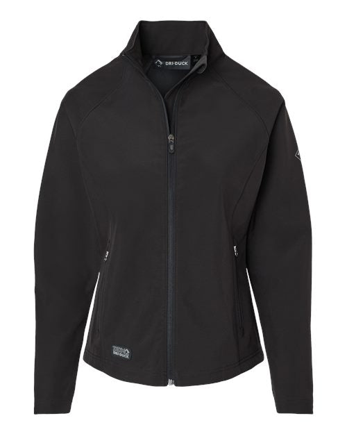 DRI DUCK Women's Contour Soft Shell Jacket - Black Front