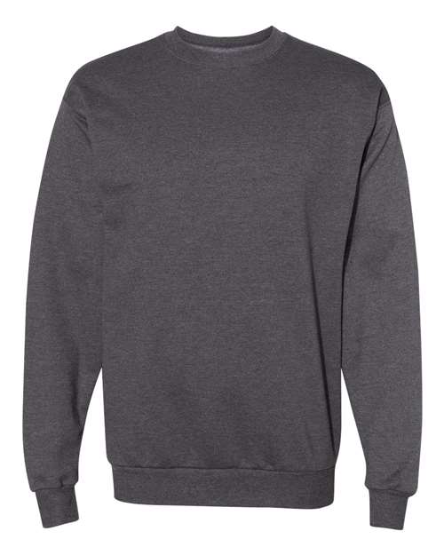 Unisex EcoSmart® Crewneck Sweatshirt - Charcoal Heather Front