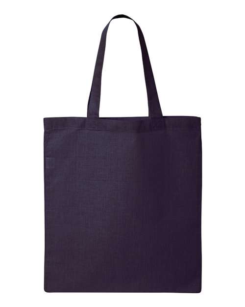 Q-Tees Economical Tote - Navy Front
