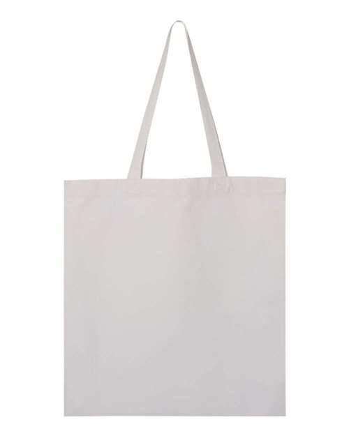Q-Tees Promotional Tote - White Front