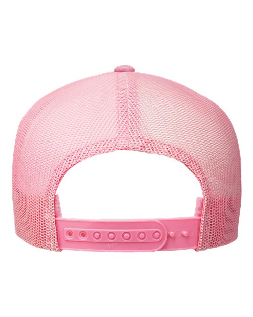 Retro Trucker Cap - Pink Back