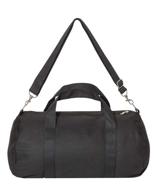 Liberty Bags Canvas Duffel Bag - Black Front