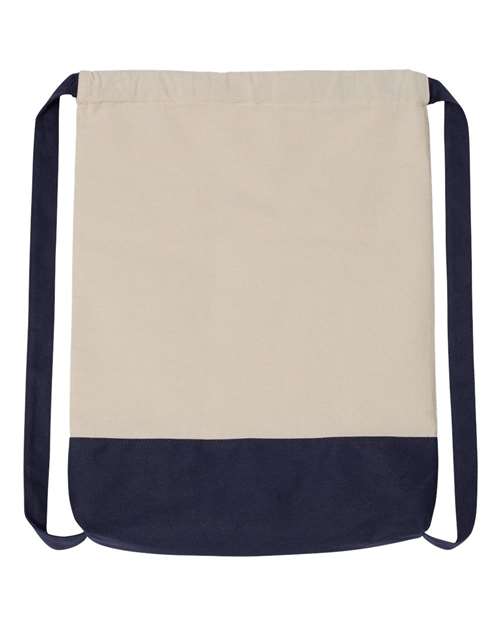 Liberty Bags Drawstring Backpack - Back