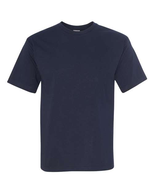 Unisex USA-Made Midweight T-Shirt - Dark Navy Front