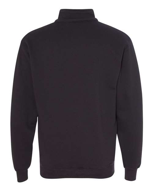 Bayside Unisex USA-Made Quarter-Zip Sweatshirt - Back