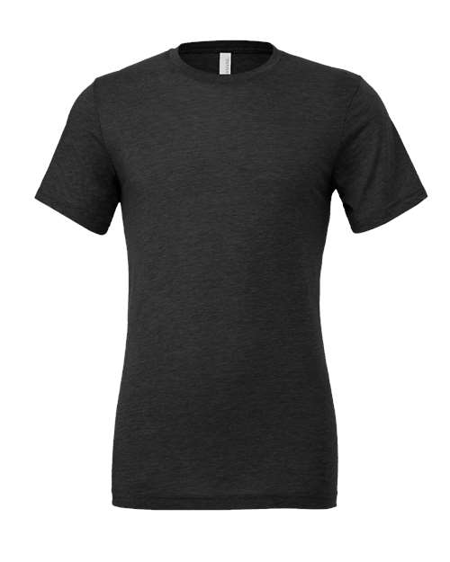 Triblend Tee - Solid Dark Grey Triblend Front