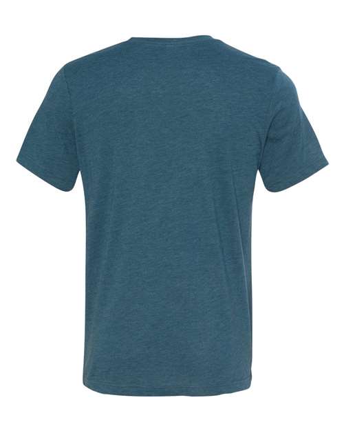 Triblend Tee - Steel Blue Triblend Back