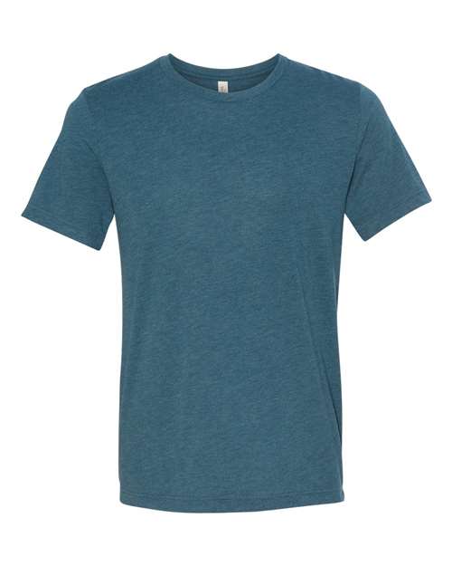 Triblend Tee - Steel Blue Triblend Front