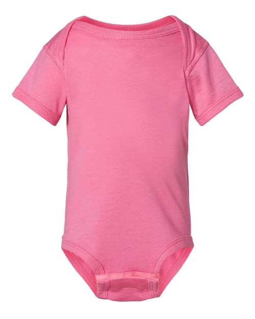 Rabbit Skins Infant Fine Jersey Bodysuit - Raspberry Front