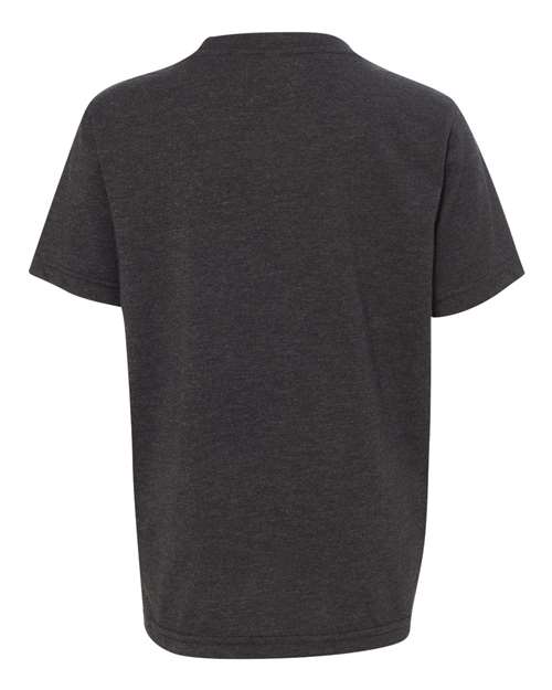 Youth CVC T-Shirt - Charcoal Back