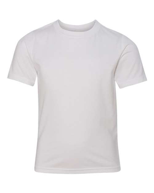 Youth CVC T-Shirt - White Front