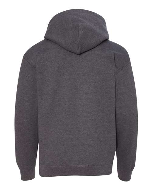 Youth Heavy Blend™ Hooded Sweatshirt - Dark Heather Back