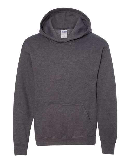 Youth Heavy Blend™ Hooded Sweatshirt - Dark Heather Front
