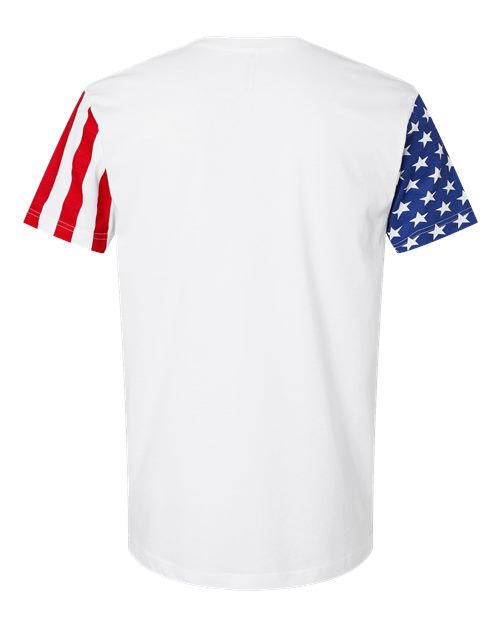 Code Five Unisex Stars & Stripes Tee - Back