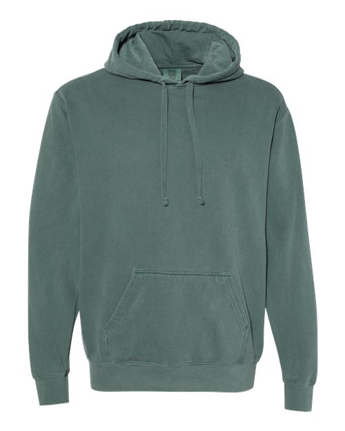 Unisex Garment-Dyed Hooded Sweatshirt - Blue Spruce Front