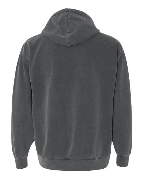 Unisex Garment-Dyed Hooded Sweatshirt - Pepper Back