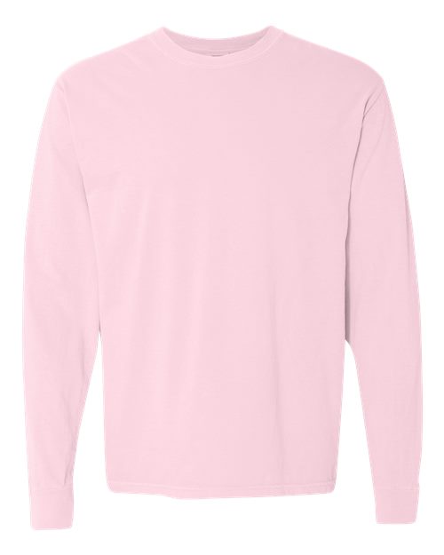 Unisex Garment-Dyed Heavyweight Long Sleeve T-Shirt - Blossom Front