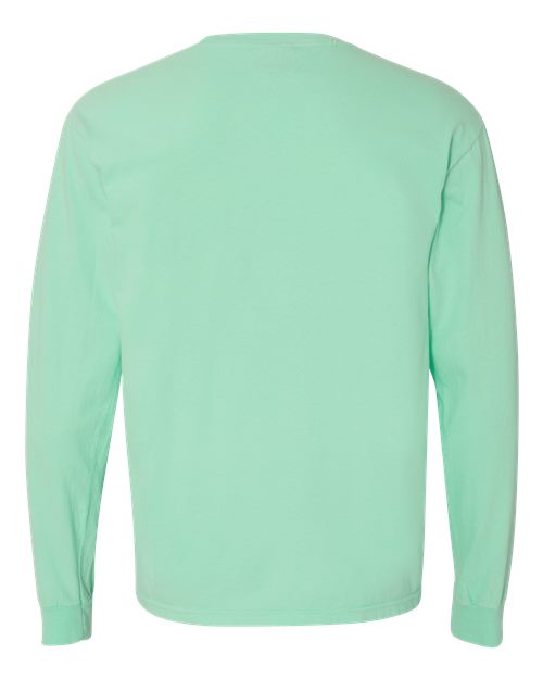 Unisex Garment-Dyed Heavyweight Long Sleeve T-Shirt - Island Reef Back