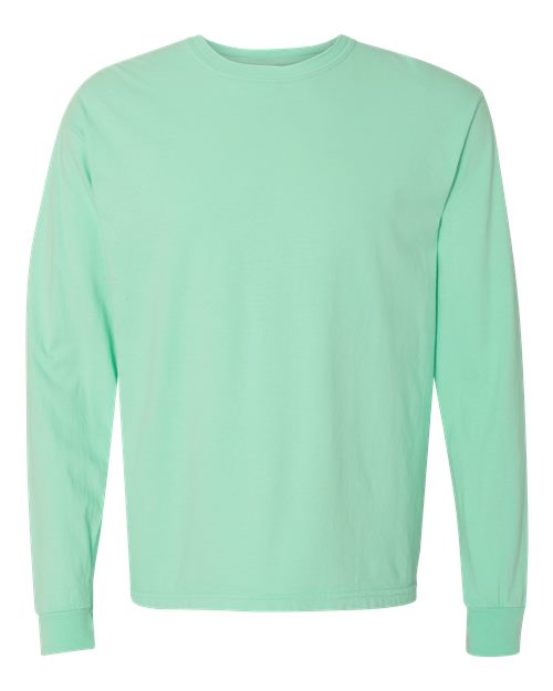 Unisex Garment-Dyed Heavyweight Long Sleeve T-Shirt - Island Reef Front