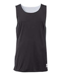 Badger Women's B-Core Reversible Tank Top - Black Front