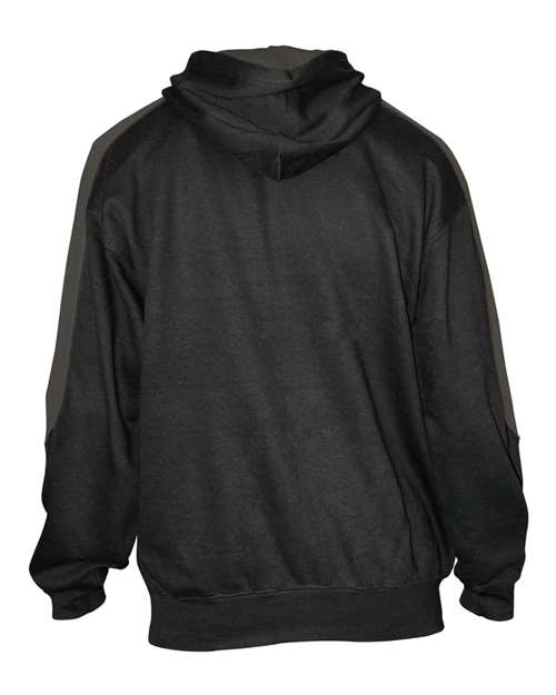 Badger Unisex Saber Hooded Sweatshirt - Back