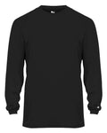 Badger Youth B-Core Long Sleeve T-Shirt - Black Front