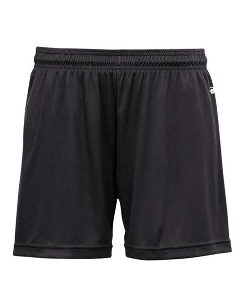 Badger Girls' B-Core Shorts - Black Front