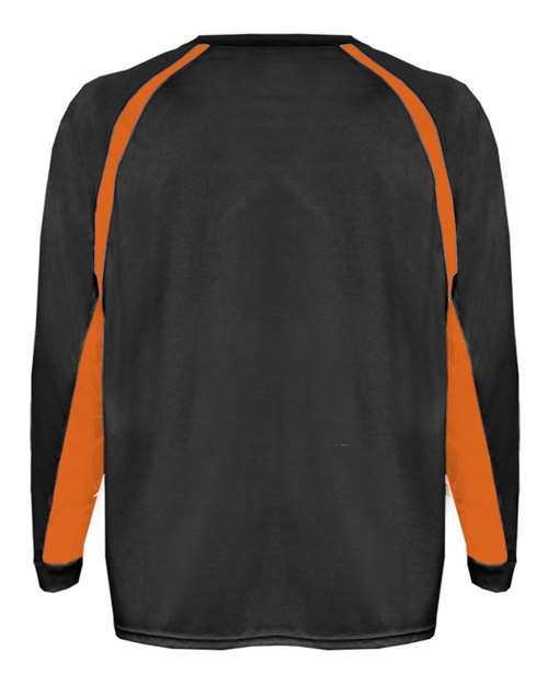 Badger Youth B-Core Hook Long Sleeve T-Shirt - Back