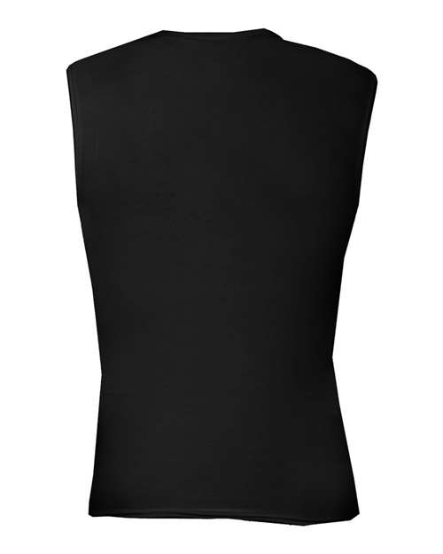 Badger Men's Pro-Compression Sleeveless T-Shirt - Back