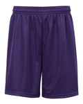 Badger Men's Mini Mesh 9'' Inseam Shorts - Purple Front