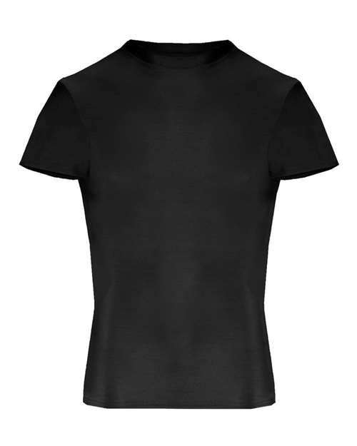 Badger Youth Pro-Compression T-Shirt - Black Front