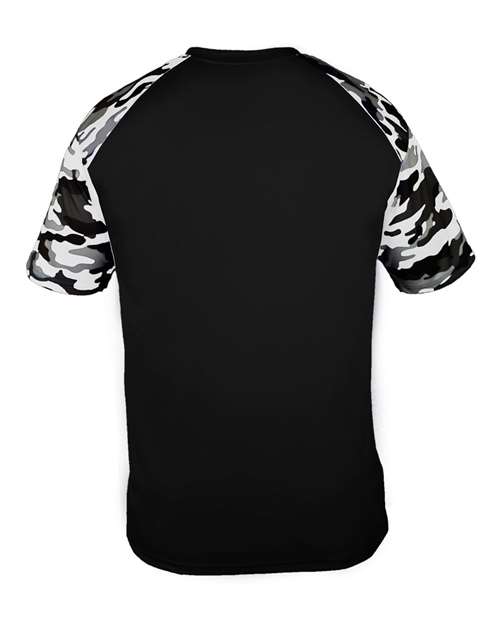 Badger Men's Camo Sport T-Shirt - Back