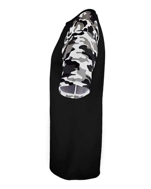 Badger Men's Camo Sport T-Shirt - Side