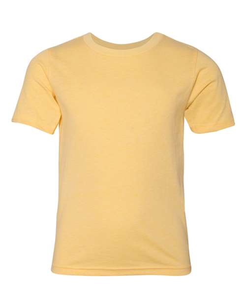 Youth CVC T-Shirt - Banana Cream Front