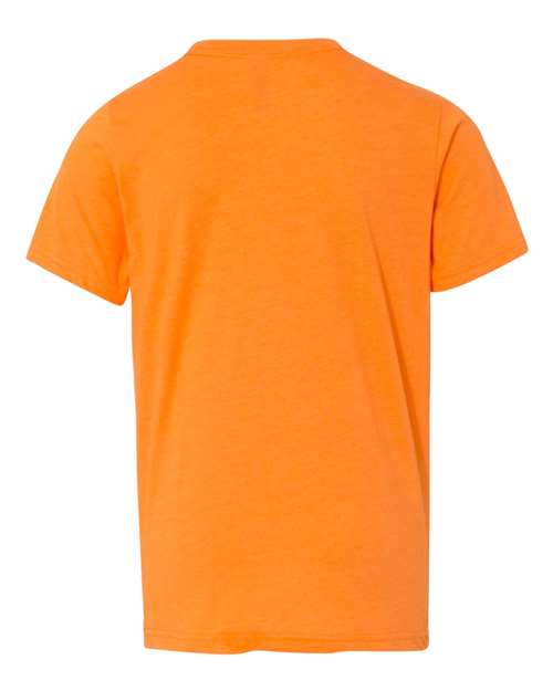 Youth CVC T-Shirt - Orange Back