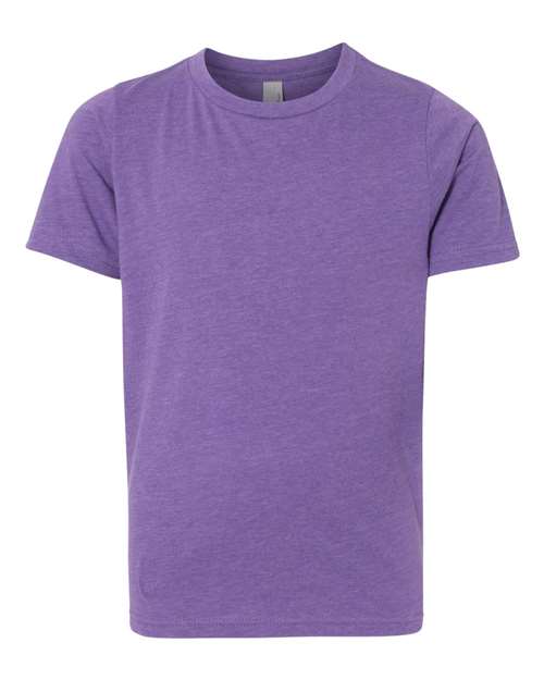 Youth CVC T-Shirt - Purple Rush Front