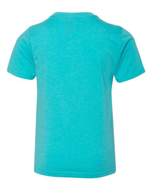 Youth CVC T-Shirt - Tahiti Blue Back