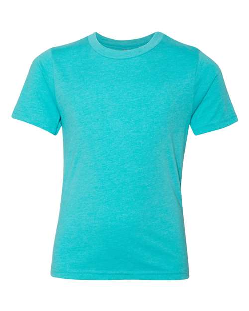 Youth CVC T-Shirt - Tahiti Blue Front