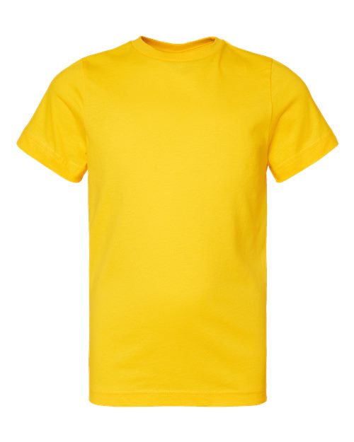 LAT Youth Fine Jersey Tee - Yellow Front