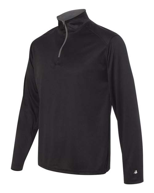 Badger Men's B-Core Quarter-Zip Pullover - Side