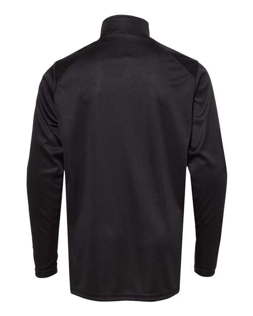 Badger Youth B-Core Quarter-Zip Pullover - Back