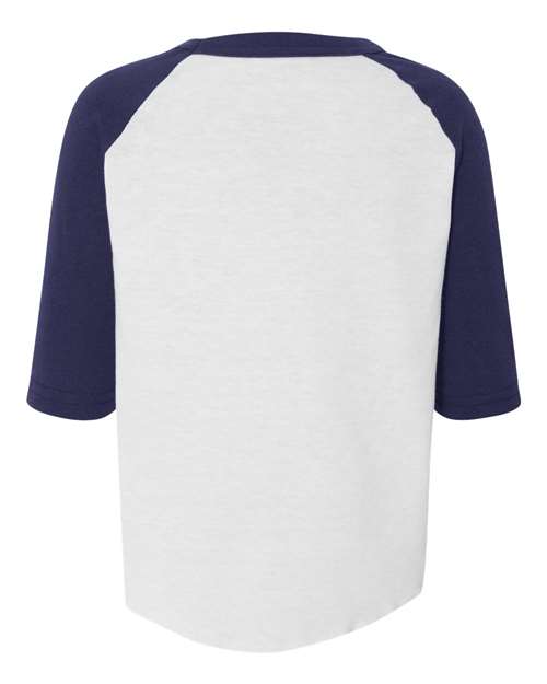 Augusta Sportswear Toddler Three-Quarter Sleeve Baseball Jersey - Back