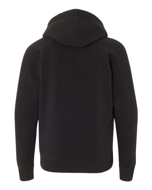 Independent Trading Co. Youth Lightweight Special Blend Raglan Hooded Sweatshirt - Back