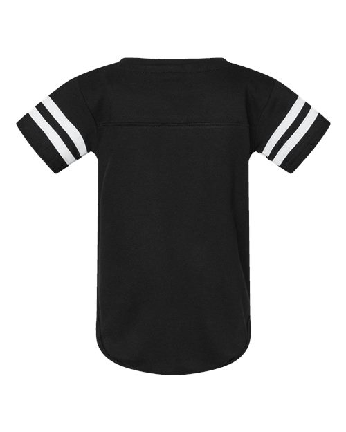 Rabbit Skins Infant Football Fine Jersey Bodysuit - Back