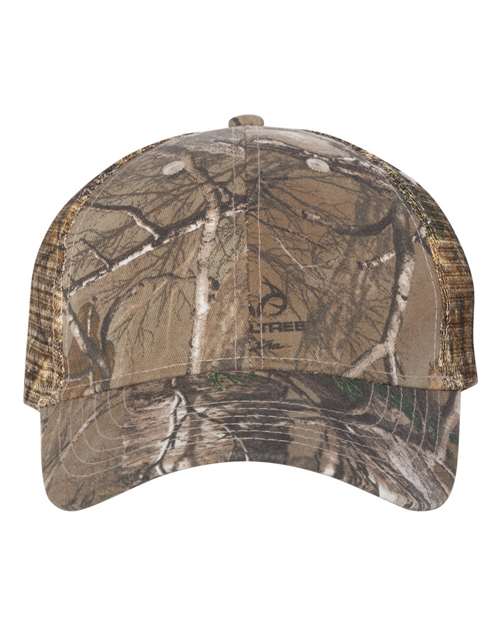 Licensed Camo Mesh Back Cap - Realtree Xtra Front