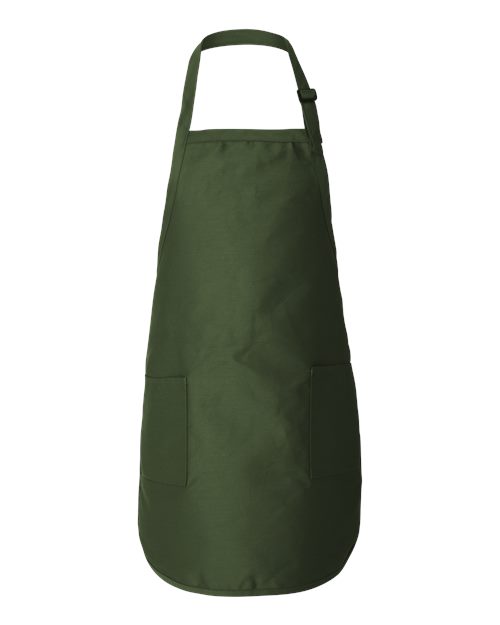 Full-Length Apron with Pockets - Forest Front