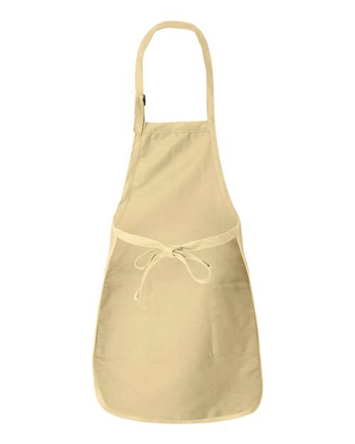 Full-Length Apron with Pockets - Natural Back